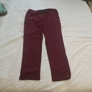 FIGS, M/T, Burgundy Yolas.